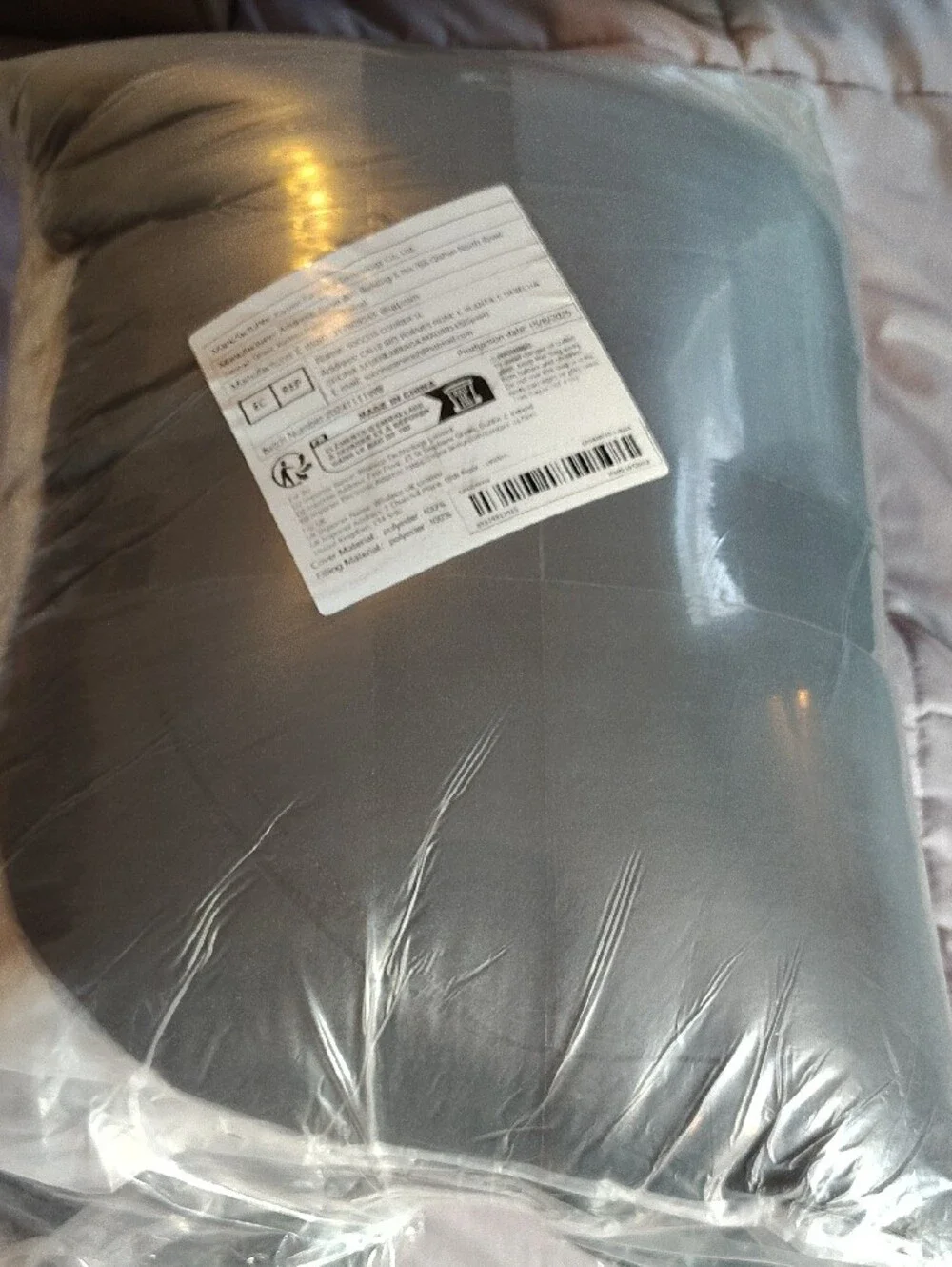 Gray Plush Tufted Floor Chair Cushion - Unbranded